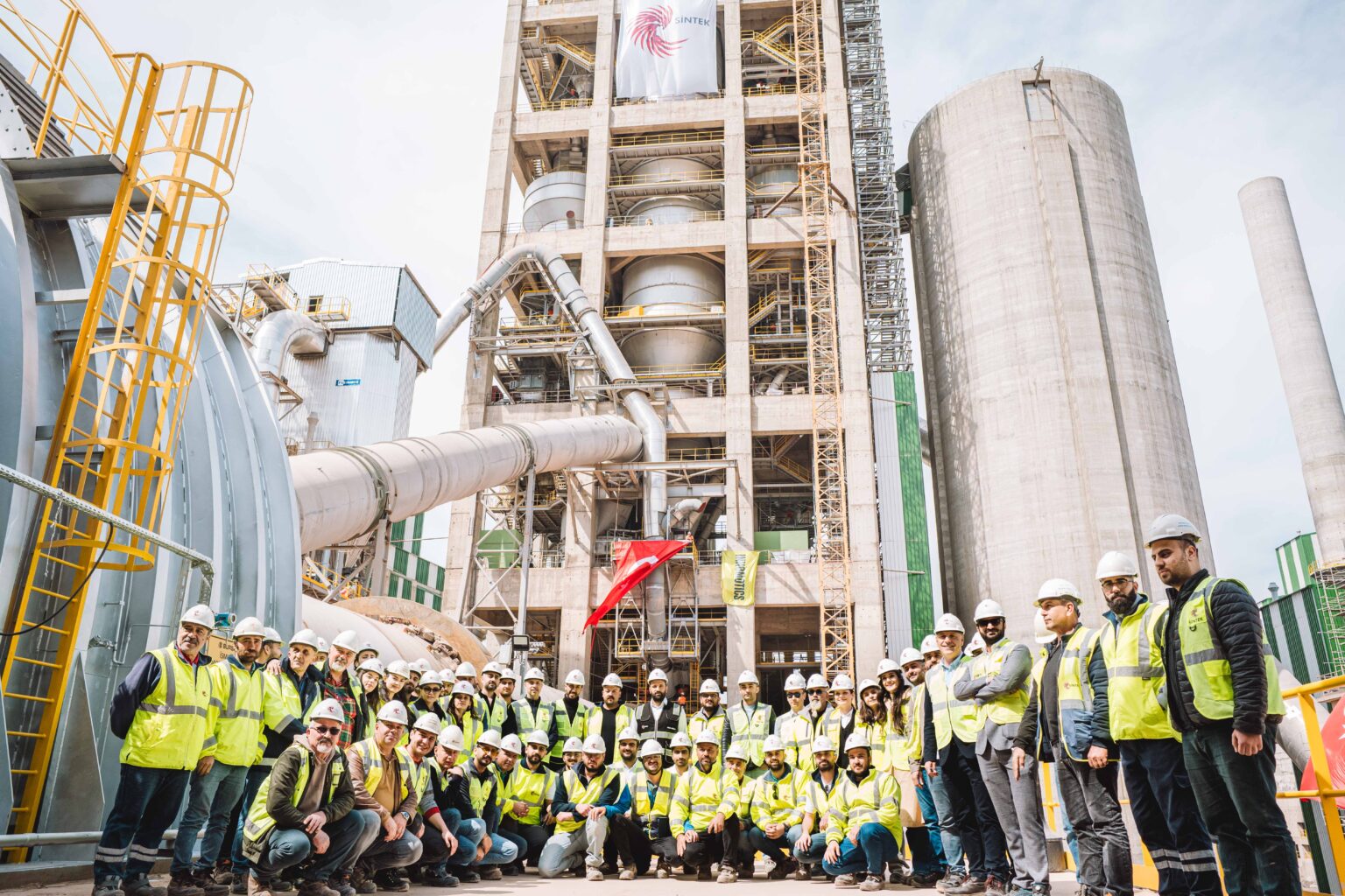 Rotary Kiln Ignition Successfully Completed in the Bursa Cement Modernization Project Carried Out Under the Commitment of Sintek Group